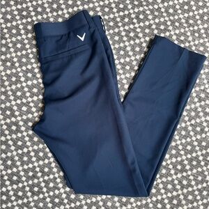 Callaway Mens Performance Golf Pants Size 30 x 32 Navy